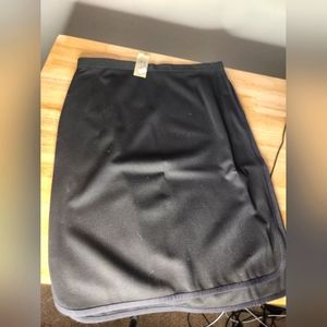 Black Ann Taylor Midi Skirt NWT